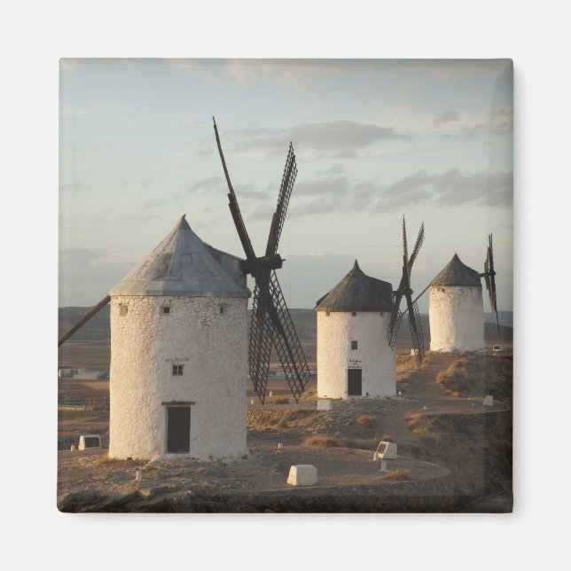 Aimant Consuegra, antiques moulins à vent de La Mancha (Devant)