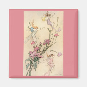 Aimant Contes De Fées vintages, Trois Esprits Pleins De J