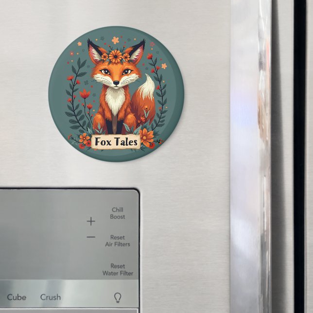 Aimant Contes de Renard Boho Faune Animale (In situ (réfrigérateur))
