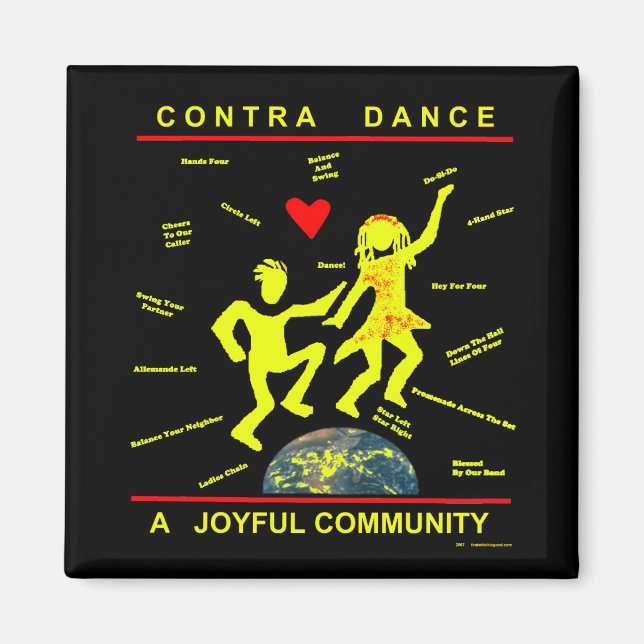 Aimant Contra Dance Joy (Devant)
