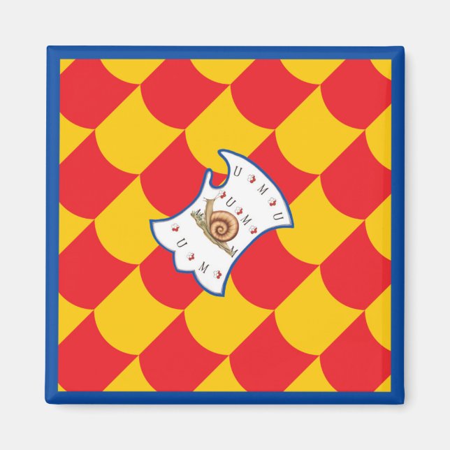 Aimant Contrada della Chiocciola (Escargot) Palio (Devant)