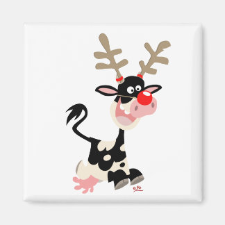 Aimant contrefait de rennes de Noël