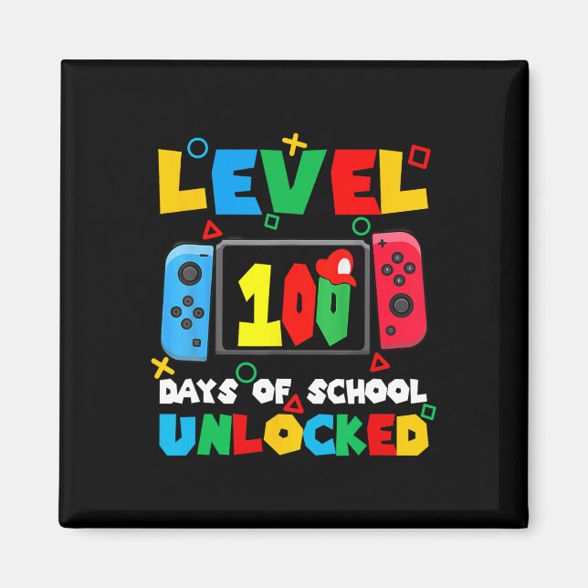 Aimant Contrôleur De Jeu Niveau 100 Jours De L'École Déve (Devant)