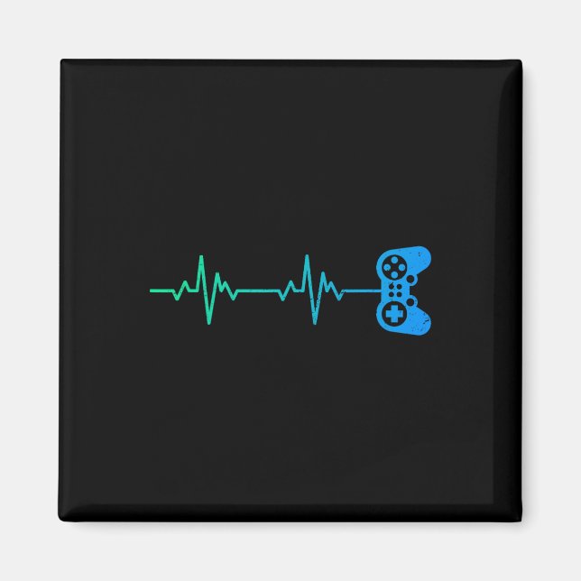 Aimant Contrôleur De Jeu Vidéo Cool De Heartbeat Pour Ner (Devant)