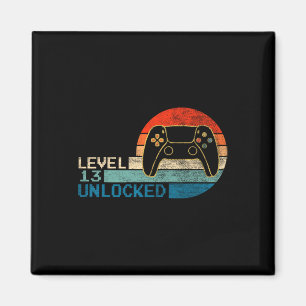 Aimant Contrôleur de jeu vidéo déverrouillé niveau 13 Ann