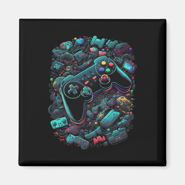 Aimant Contrôleur de jeu vidéo du joueur de contrôle 13 (Devant)