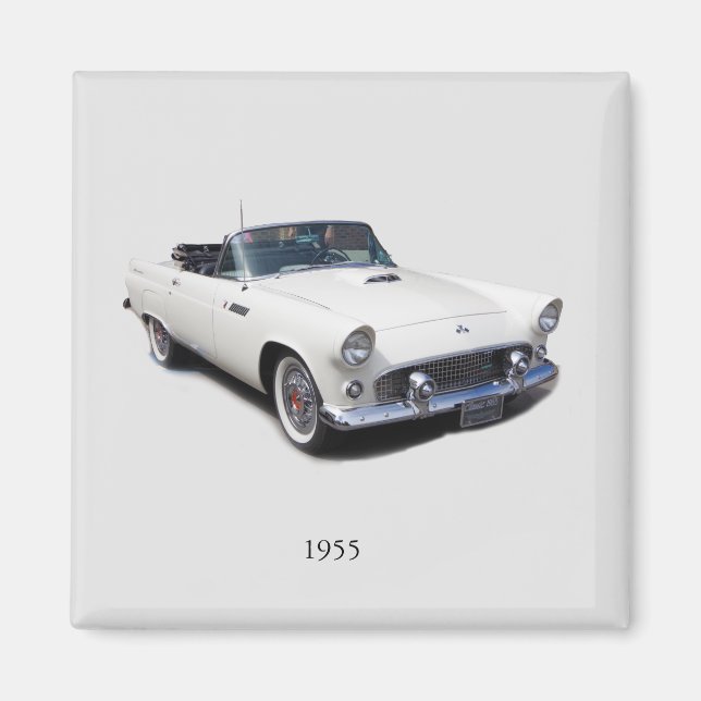 Aimant convertible blanc 1955 (Devant)