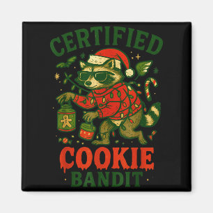 Aimant Cookie Bandit Certifié, Funny Christmas Lights Ra