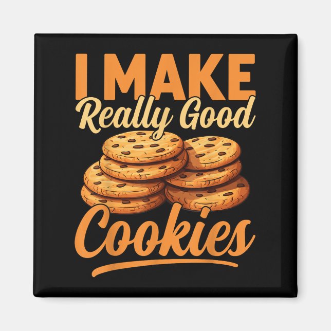 Aimant Cookie Maker Co. Uni-adults Humorous Modern Black  (Devant)