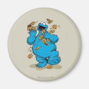 Aimant Cookie Monster Cookies folies