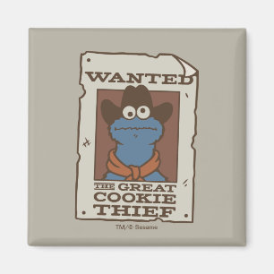 Aimant Cookie Monster Poster Recherché