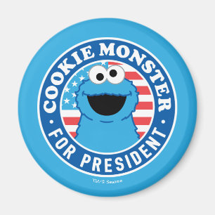 Aimant Cookie Monster pour le président