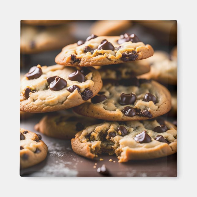 Aimant Cookies aux pépites de chocolat (Devant)