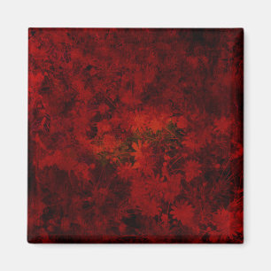 Aimant Cool, art moderne floral / fleuriste motif