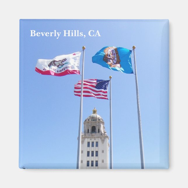 Aimant Cool Beverly Hills ! (Devant)