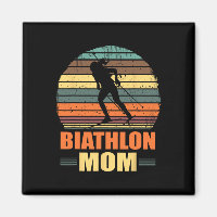 Cool Biathlon Maman Amusante Biathlète tir Ski