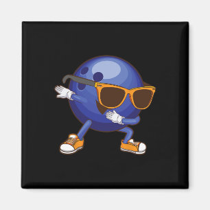 Aimant Cool Bowling Art Pour Hommes Femmes Garçons Kid Bo