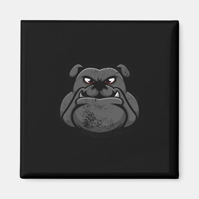 Aimant Cool Bulldog Amoureux des chiens Dons Idée (Devant)