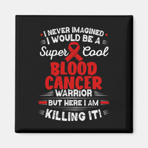 Aimant Cool Cancer du sang Guerrier Sensibilisation au ca
