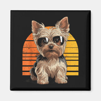 Aimant Cool cool yorkie mom dad gift vintage dog owners 