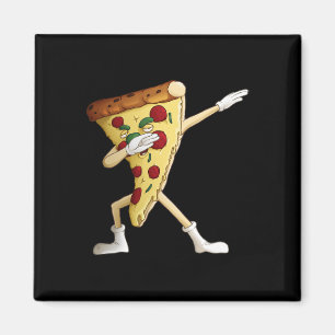Aimant Cool Dabbing Pizza Funny Italien Pie Hip-hop Danse