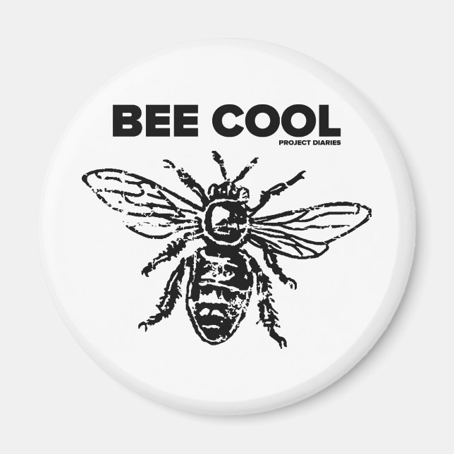 Aimant Cool d'abeilles (Devant)