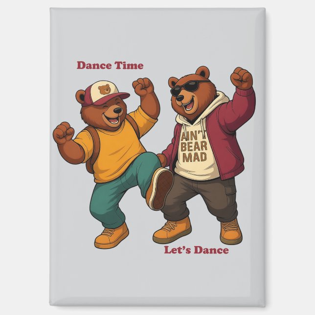 Aimant Cool Dancing Bears (Recto)