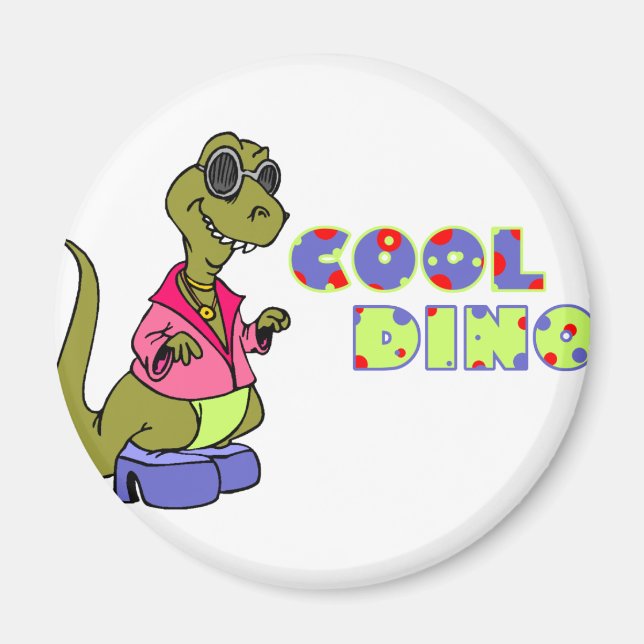 Aimant Cool Dino (Devant)