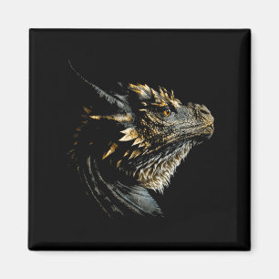 Aimant Cool Dragon Head Mythique Dragon Visage Respiratio