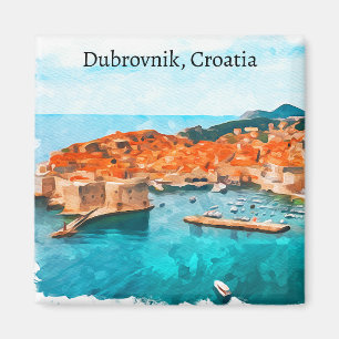 Aimant Cool Dubrovnik Croatie Adria Coast Panorama