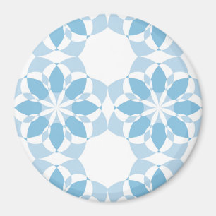 Aimant Cool, girly, moderne, tendance fleur unique abstra
