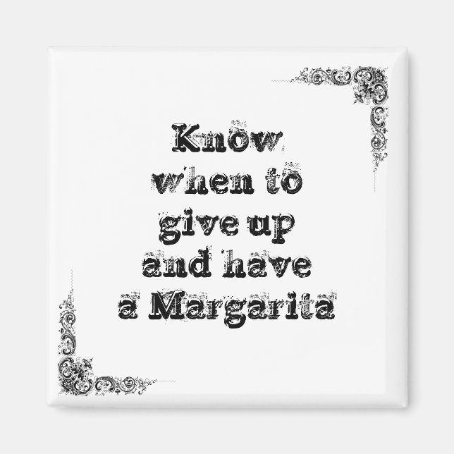 Aimant Cool grande sagesse simple philosophie phrase de t (Devant)