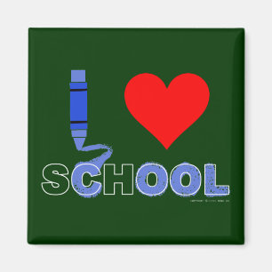 Aimant Cool ! J'aime l'école (b)