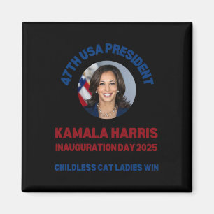 Aimant Cool Kamala Harris 2024 Jour de l'Inauguration Gag