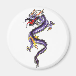 Aimant Cool Oriental Purple Dragon