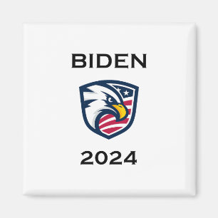 Aimant Cool patriotique Joe Biden 2024 Élection Eagle