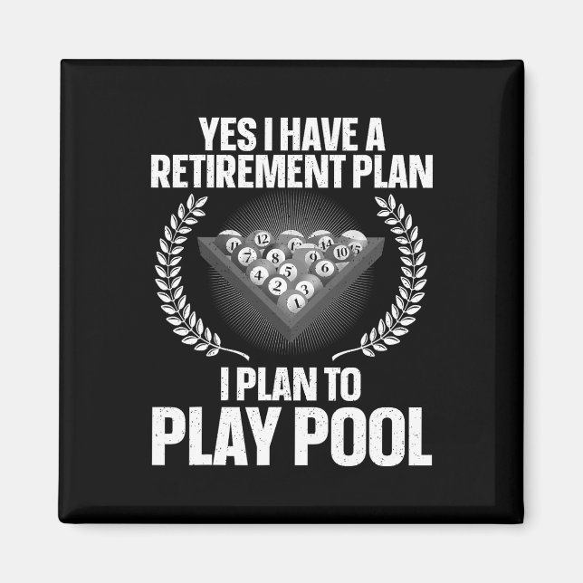 Aimant Cool Pool Conception Pour Hommes Femmes Billard Lo (Devant)