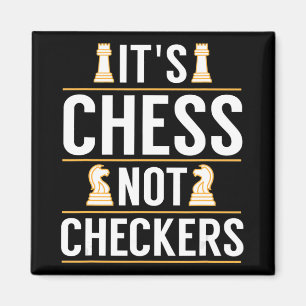 Aimant cool ses échecs pas checkers chèques joueurs cadea
