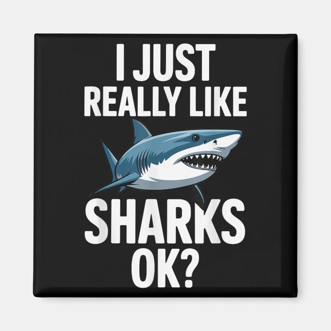 Aimant Cool Shark Art Pour Hommes Femmes Grand Hammerhea  (Devant)