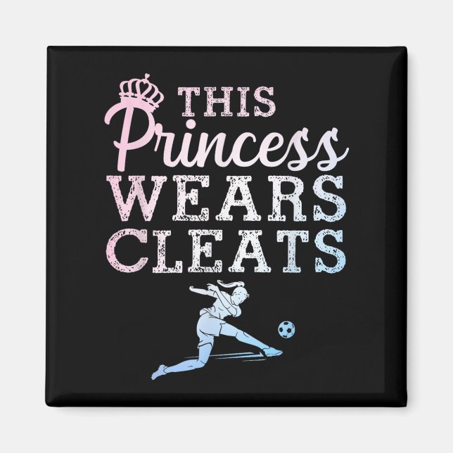Aimant Cool Soccer Art For Women Teen Girls Goalie Soccer (Devant)