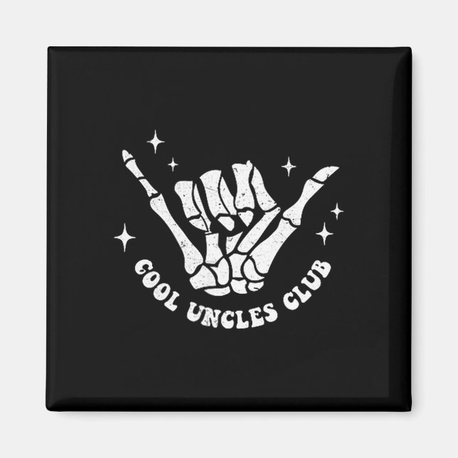 Aimant Cool Uncles Club Uncle Cke Birthday Father's Day  (Devant)