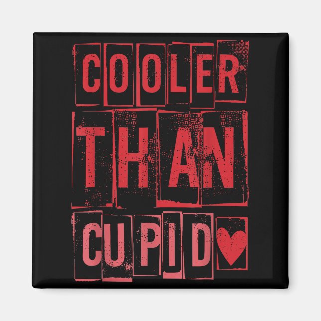 Aimant Cooler Than Cud Cute Valentine's Day Kids Boys Gir (Devant)