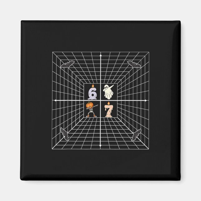 Aimant Coordinate 6 7 Funny Math Teacher Meme Science Hal (Devant)