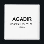 Aimant Coordinates Agadir<br><div class="desc">Coordinates Agadir</div>
