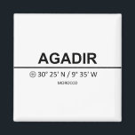 Aimant Coordinates Agadir<br><div class="desc">Coordinates Agadir</div>