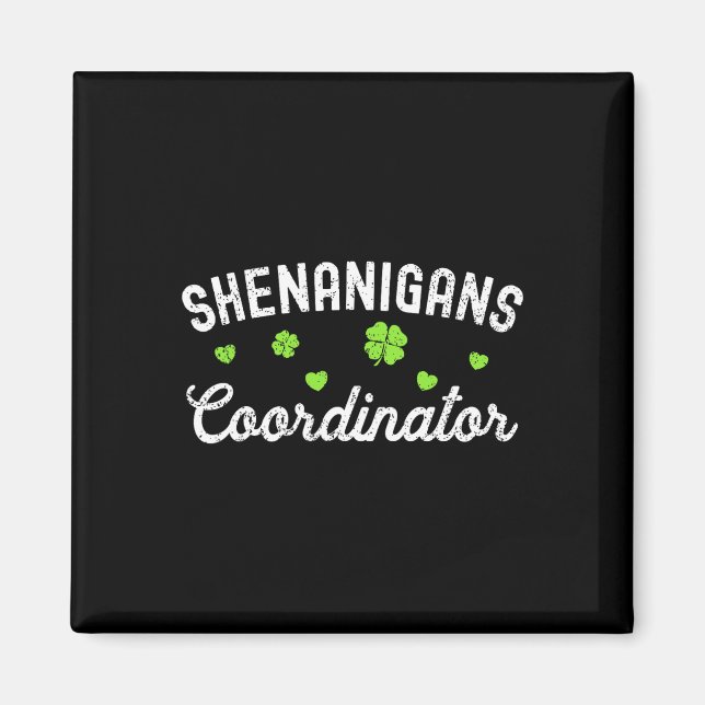 Aimant Coordinateur de Shenanigans Happy Jour de la Saint (Devant)
