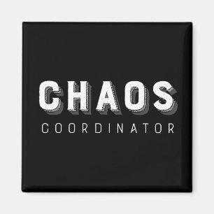 Aimant Coordinateur du Chaos Typographie
