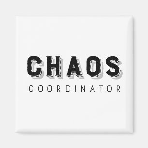 Aimant Coordinateur du Chaos Typographie