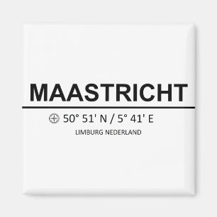 Aimant Coordinats de Maastricht - Coordinates de Maastric