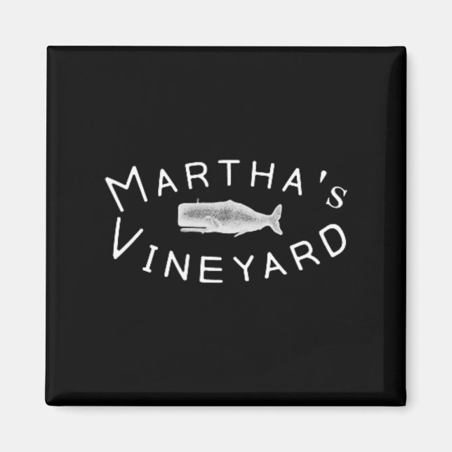 Aimant Coordonnées de navigation de Martha's Vineyard (Devant)